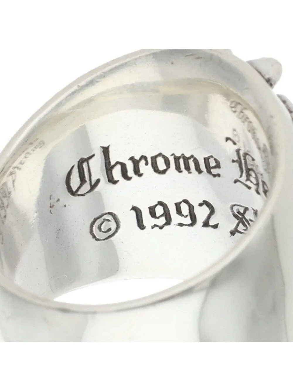 Chrome Hearts Keeper Silver Ring